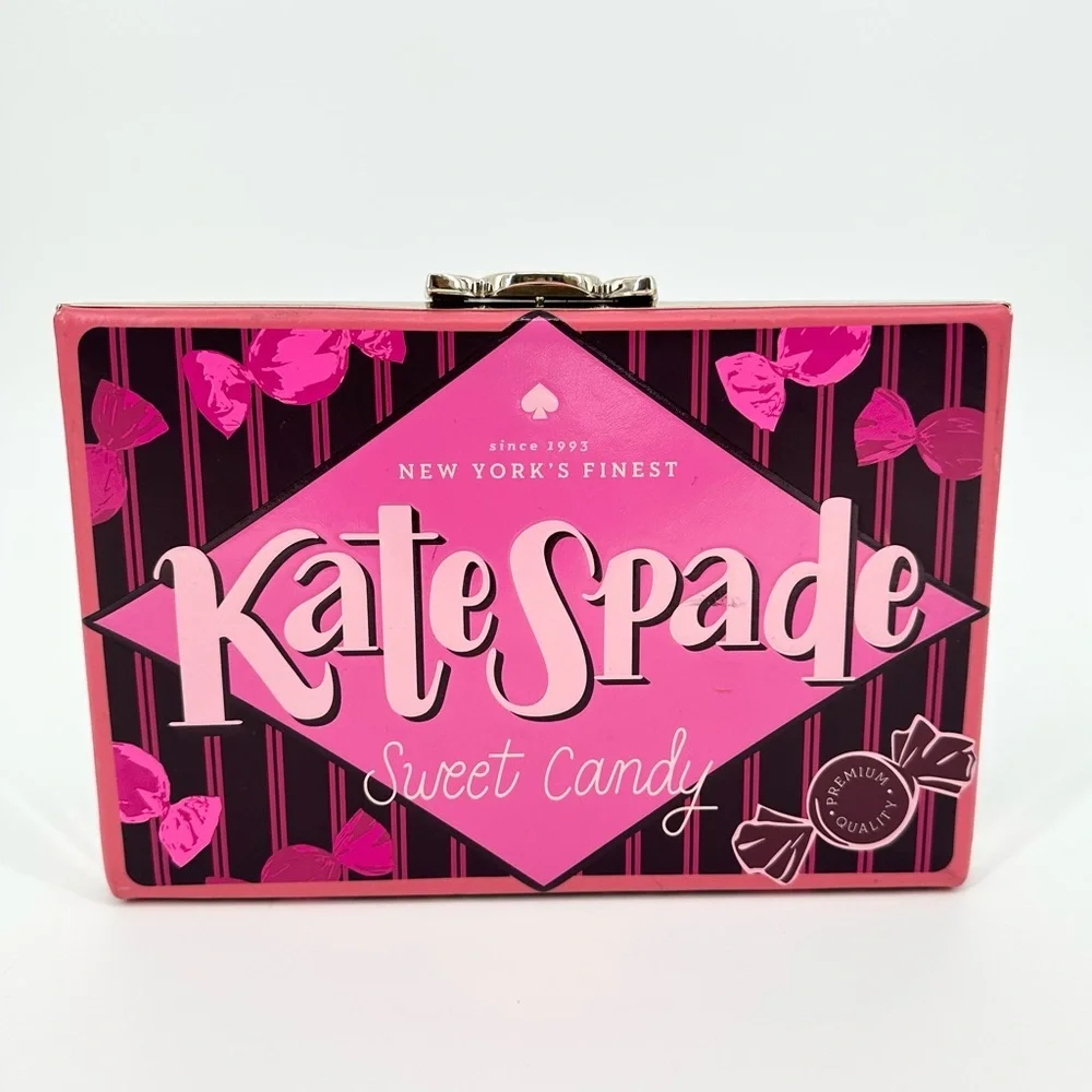 Kate Spade New York Candy Shop Wrapper Sweet Candy Box Novelty Clutch